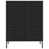 Lady Jillian -  Drawer Cabinet Black 80x35x101,5 cm Steel